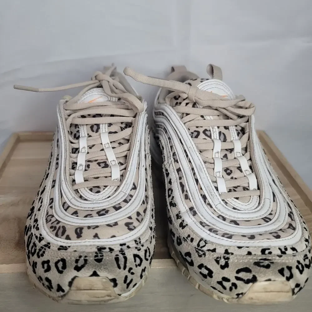 Nike- Women's Air Max 97- Desert Sand- Leopard Print- size 9.5 - Picture 4 of 8